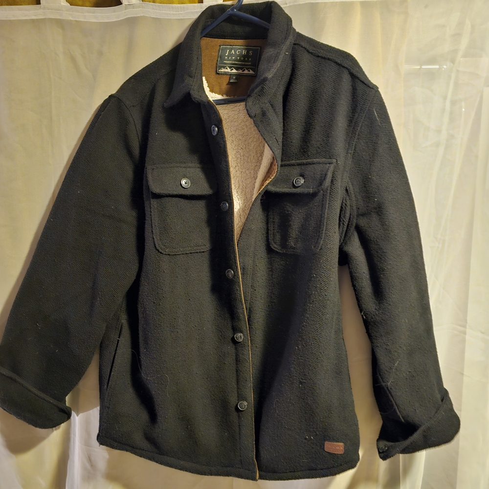 Jachs New York Sherpa Lined Shirt Jacket – Size M